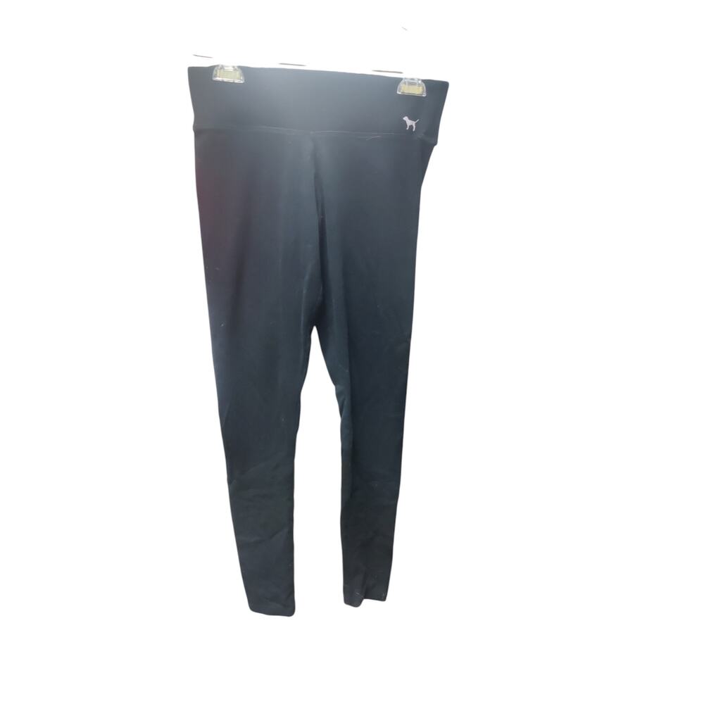 Victoria Secrets PINK black high waist full length yoga pants-size S